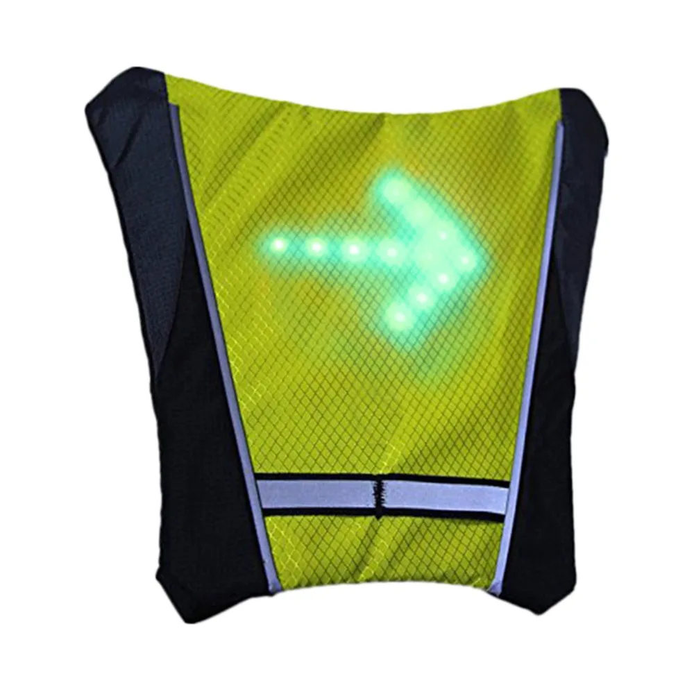الدراجات دراجة سترة Led اللاسلكي سلامة بدوره مصباح إشارة سترة ل دراجة ركوب ليلة تحذير ظهره نبراسا الدراجات دراجة سترة Led اللاسلكي سلامة بدوره مصباح إشارة سترة ل دراجة ركوب ليلة تحذير ظهره نبراسا