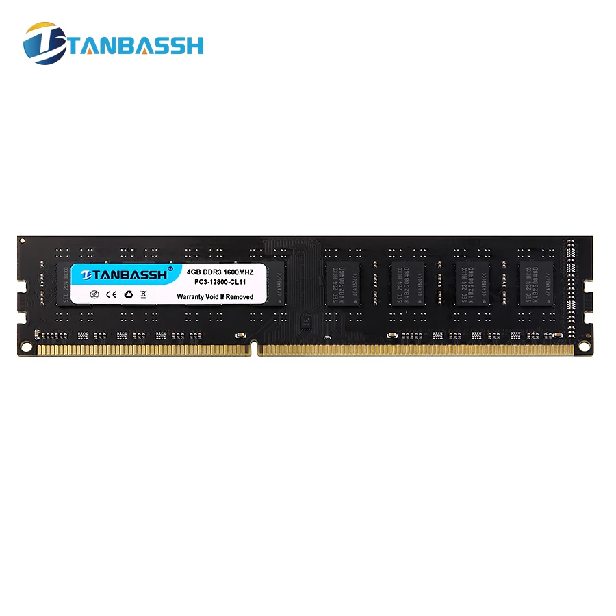 ذاكرة عشوائية Ram DDR3 4 GB/8 GB 1333 MHZ/1600 MHz 240pin DIMM طويلة 1.5 V إنتل/AMD TANBASSH