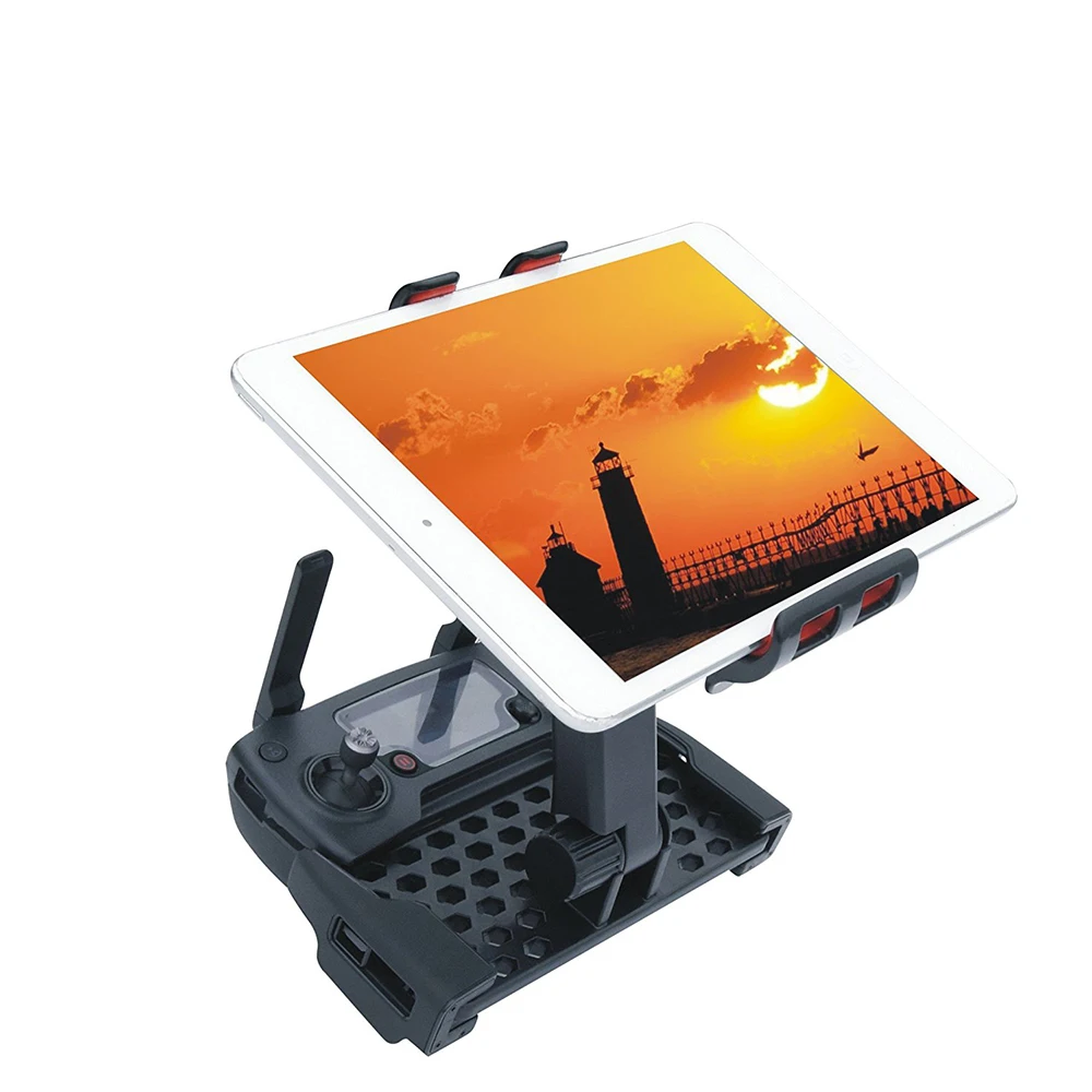 

360 Degree Rotating DJI Mavic Pro Controller Monitor Extended Holder Mount Bracket for 4"~ 12" Phone/Tablet