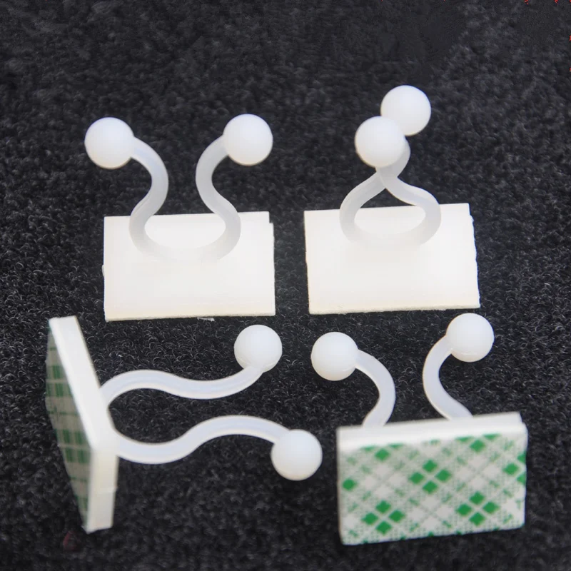 

Plastic wire clip selfadhe injection wire tie mount Wire Saddle Wiring Accessories Self adhesive Cable Clips Plastic Cord Clamp