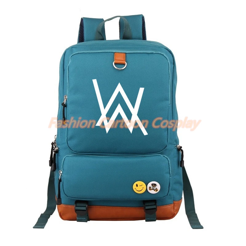 Модные рюкзаки Alan Walker, рюкзак Mochila для подростков, мужчин, женщин, студентов, школьные сумки, дорожная сумка для ноутбука