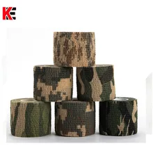 3 шт. Военная Камуфляжная Лента Клейкая Лента Защита Безопасности Водонепроницаемая эластичная самоклеящаяся медицинская повязка для пистолета ножи