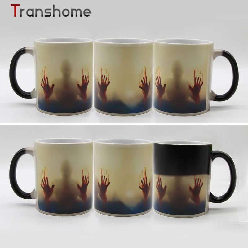 Кружка Transhome The Walking Dead меняющая цвет кофейная кружка керамическая чайная чашка