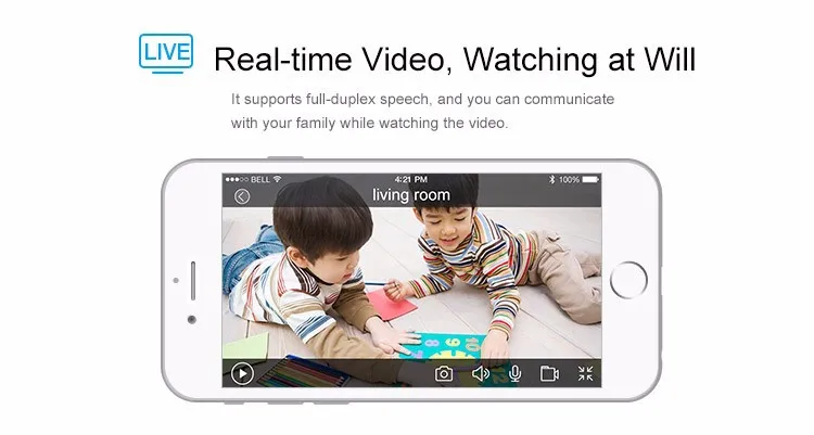 Горячая беспроводной wi-fi радионяня 720 P IP камера интеллектуальное оповещения ночного видения интерком wifi камера поддерживает iOS андроид