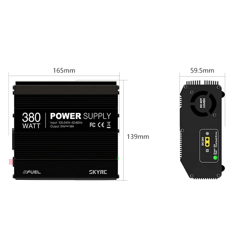 SKYRC EFUEL 380W 24V 16A адаптер питания для B6 ISDT Q6 Plus зарядное устройство|Детали и