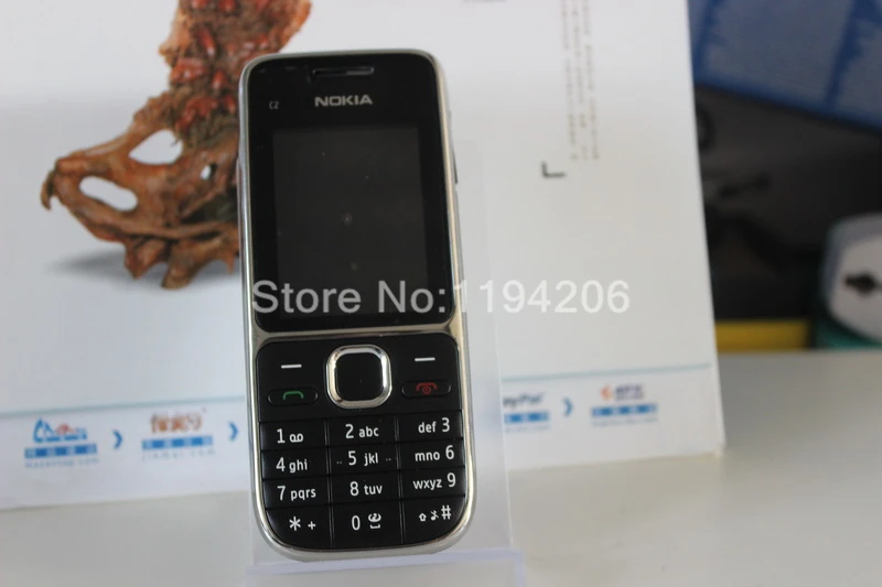 C2-01 разблокированный Nokia C2-01 1020mAh 3.15MP 3g Поддержка русской клавиатуры и аракбической клавиатуры и иврит клавиатуры мобильного телефона