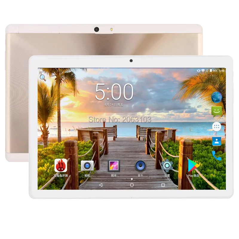 2.5D планшетный ПК 10 1 дюймов G900 1280*800 Android 8 0 MT8752 CPU двойная камера Dual SIM WIFI GPS