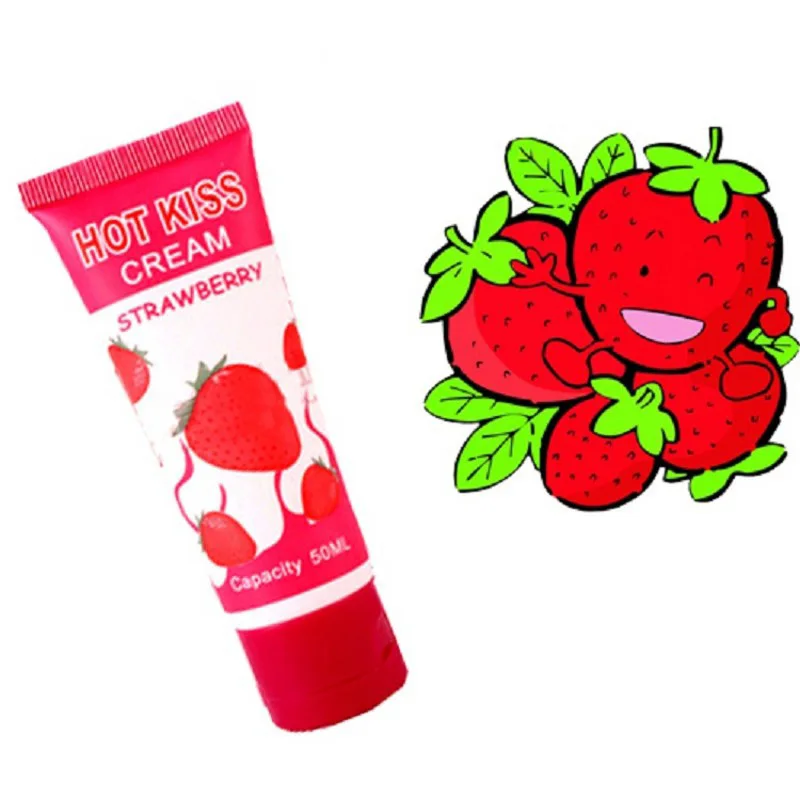 50ml Strawberry Sex Lubricant For Edible Oral Sex Lubricant Anal Excite Woman Oral Lube Vaginal Gay Lubricante Oral Job for Anal (2)