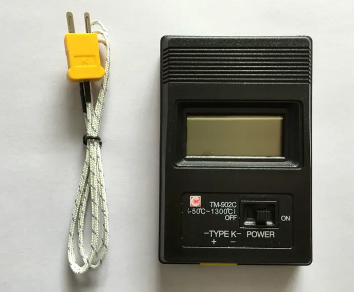 

TM-902C Digital LCD K Type Thermometer Single Input + Thermocouple Probe