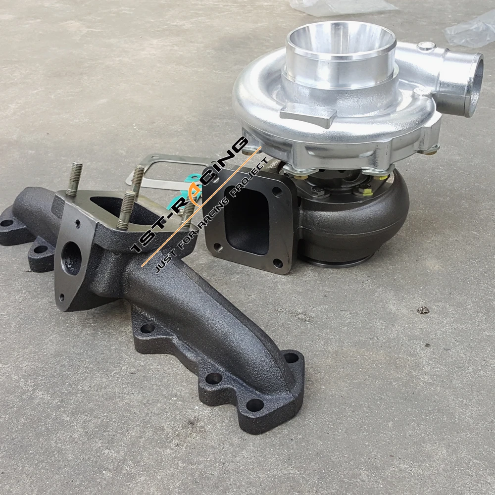 Литой выпускной коллектор + T4 turbo ar 0 96 для Toyota Supra Aristo 2JZ GTE 2jzgte|ar turbo|manifold turbomanifold exhaust