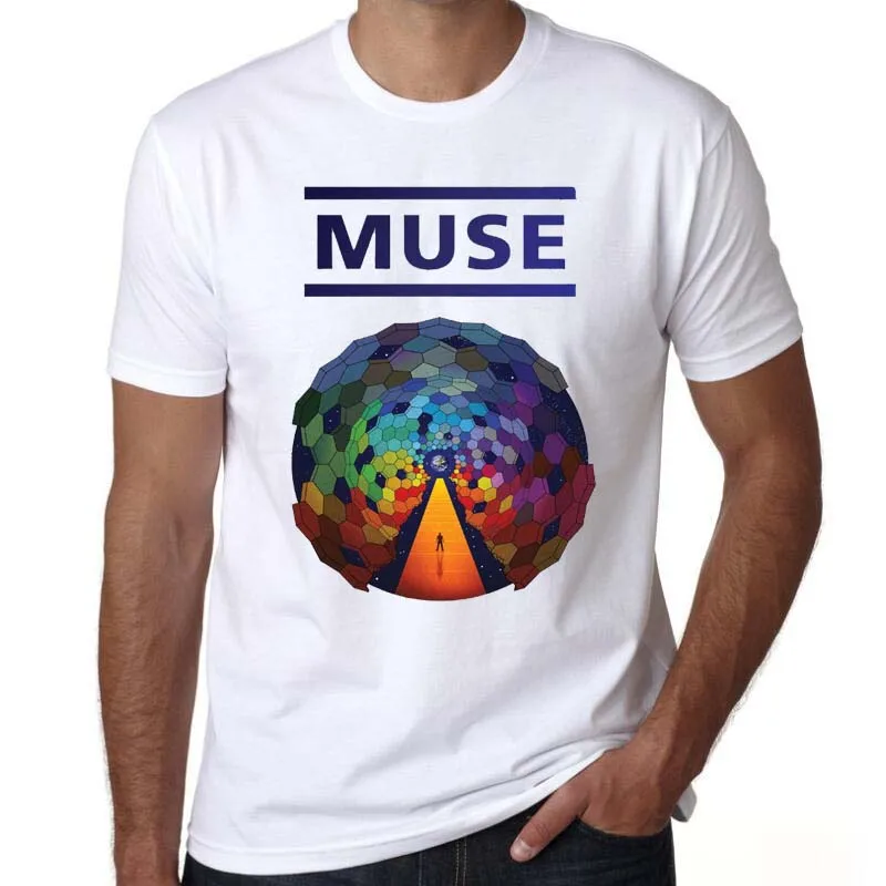 

Summer Short Sleeve T-shirts British Music Rock Band MUSE Printing Shirts Resistance Uprising Hip Hop resist T shirt Men Tees