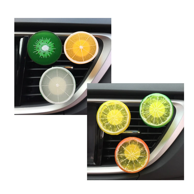 

1pc Air Freshener Clip Outlet Vent Perfume Clip Scent Smell Diffuser Lemon Orange Style Auto Decoration Car-styling