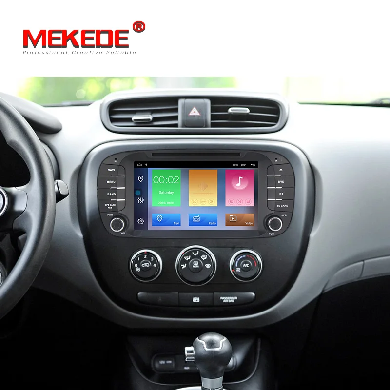 Perfect 7" Quad-Core Android 9.1 2GB RAM 3G 4G WIFI DAB+ RDS Car DVD Multimedia Player Radio Stereo For Kia Soul 2014 2015 2016 2017 5