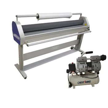 

Electric 63 inches 1600mm manual cold roll laminating machine