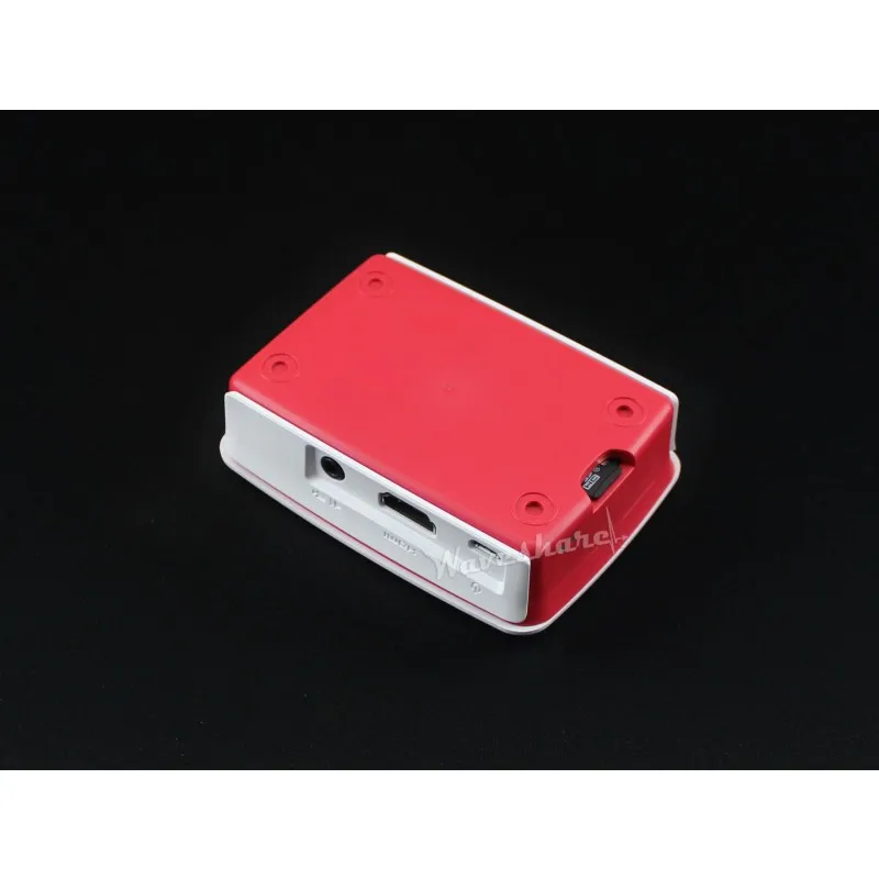 Официальный Raspberry Pi чехол для 3 B или Model Plus красный и белый цвет Высокое качество ABS