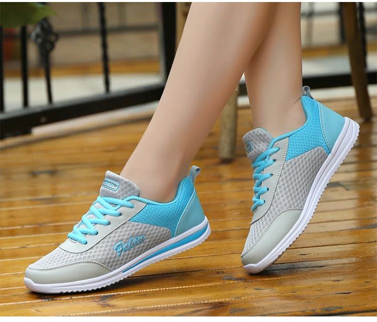 Women Sneakers Shoes, Casual Ladies Lace-Up Sneakers for Girls-Sapato Feminino Breathable, Running and Tennis Shoes for Women Free Shipping