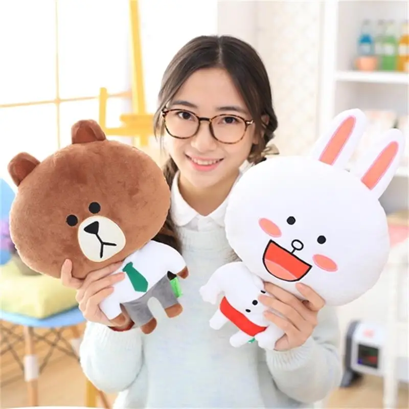 

Bear Brown & Bunny Cony Neck pillow teddy bear toys for children Neck pillow toys for children Available in cars