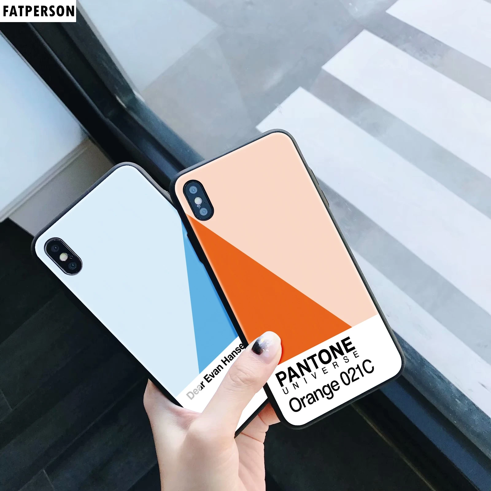 Pantone цветной чехол из закаленного стекла для телефона для iphone 5 6 7 8 6s 6s plus 7plus 8plus x xr xs xsmax