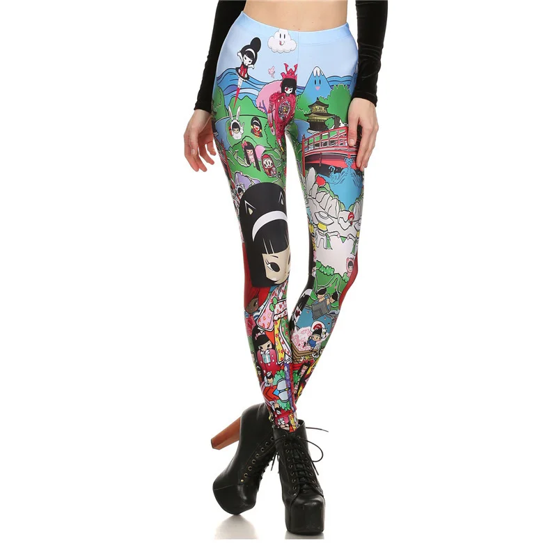 Summer Autumn Women Legging Kawaii Leggings Printed Leggins Sexy Woman