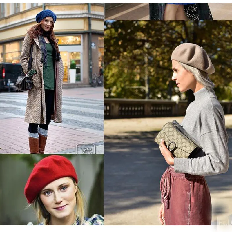 Women's Pure Wool Beret