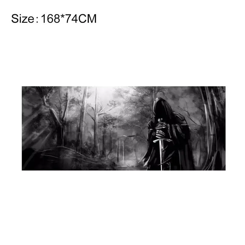 GRIM REAPER Темный лес ужас узор заднее стекло перфорированная графическая наклейка Оттенок стикер грузовик - Цвет: 168X74CM
