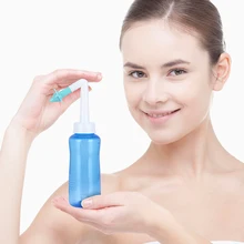 1 комплект 300/500 мл Чистка носа для взрослых детей очиститель защита для носа машина для очистки нети горшок гипоаллергенный стерилизация Sinusitis