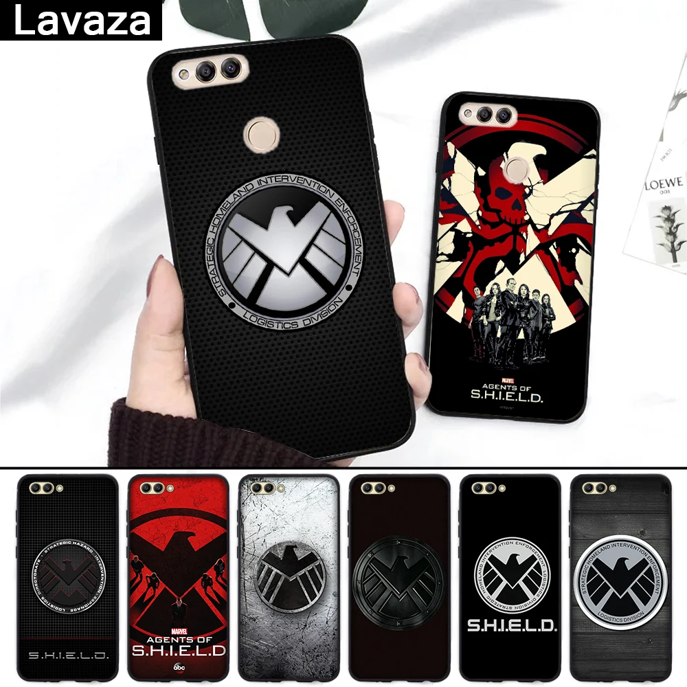 

Lavaza Marvel S.H.I.E.L.D Agents of Shield Logo Silicone Case for Huawei Honor 6A 7A 3GB Pro 7X 8 Lite 8X 8C 9 Note 10