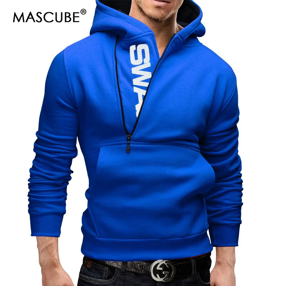 Low Price MASCUBE Men Sets Men's Letter Printed Hoodie Sweatshirt Long Sleeve Slim Hooded Jacket Coats Man Sportswear 4XL