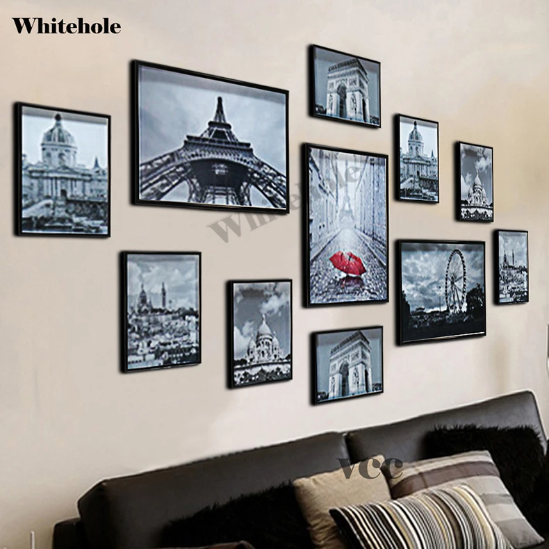 11 шт Wall Art металлическая рамка для картины для настенный 7-дюймовый A4 фоторамка алюминиевая изображение подарок рекомендация Home Decor