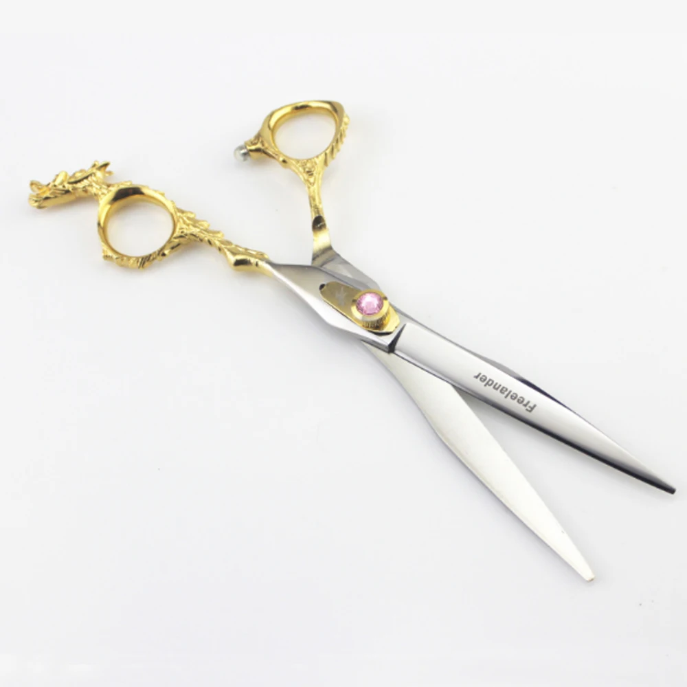 Freelander профессиональные 7 дюймов ножницы для стрижки волос с золотым, серебряным, черным цветом ножницы для стрижки животных противоскользящая ручка дракона