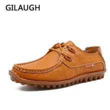 2017 NEW High Quality Men’s Casual Shoes Fashion Style Design Natural Leather Shoes Men Spring and Autumn Moccasins Flats