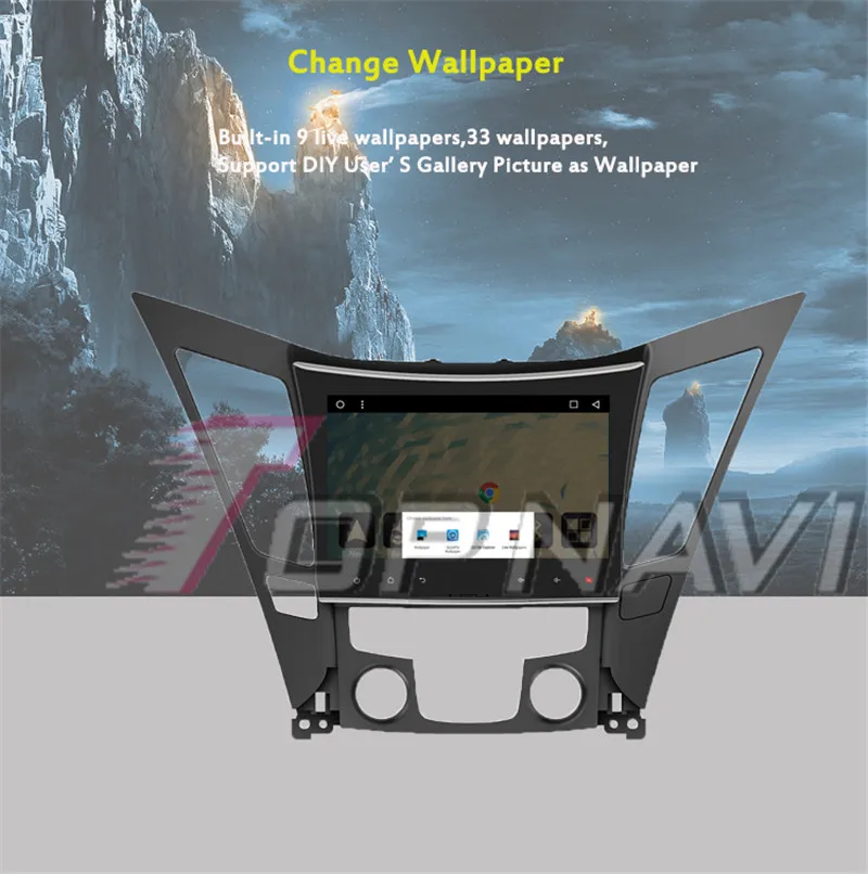 radio cradle android For Hyundai Sonata 2013
