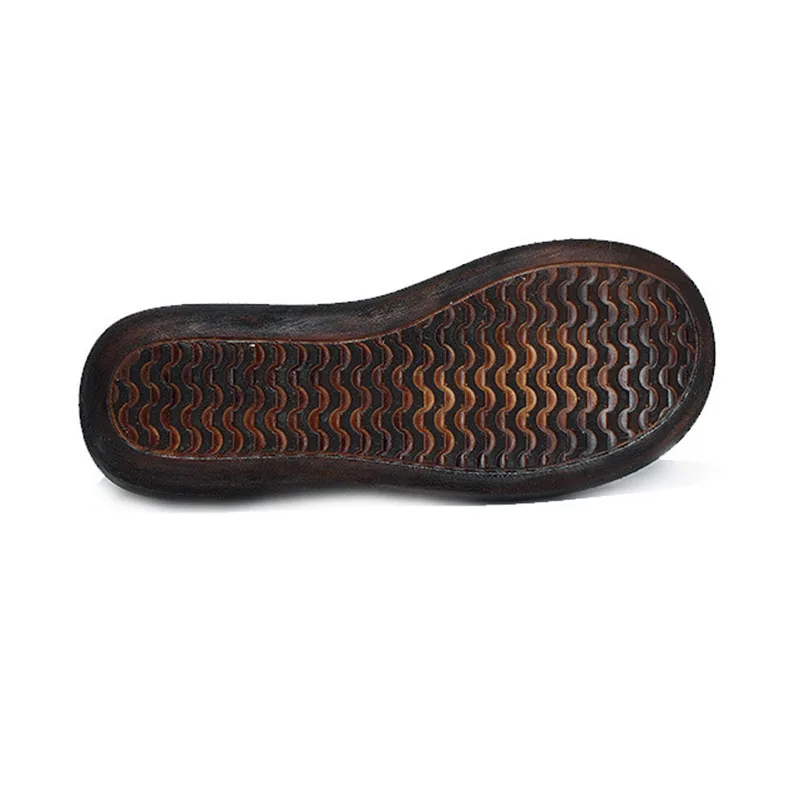 Style Vintage Main Dames Chaussures 2 Littéraire Cuir Appartements Bottes Taille Véritable Mode À Femmes Plus Cheville 1 En La 2018 Printemps qf8Zz
