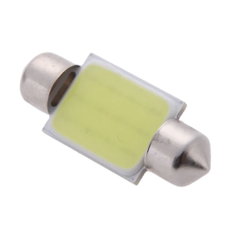 3 Вт COB LED Автомобильный интерьер потолочный светильник лампа 36 мм белый DC12V|Фара