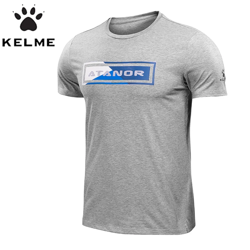 KELME мужские кроссовки серии футболки 95% хлопок 5% полиэстер дышащие мягкие