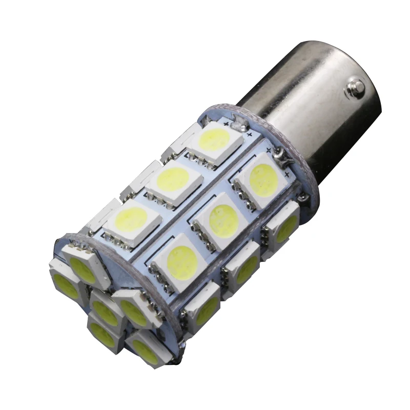 1x1156 BA15S 1157 BA15D T20 7443 27Led 5050 Автомобильные светодиодные поворотные парковочные
