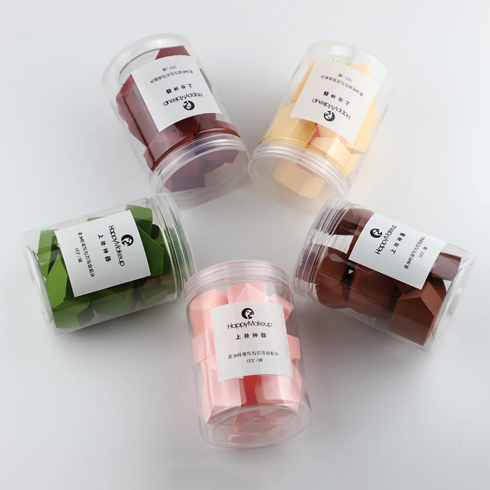 12 шт. и 5 цветов на выбор спонж для макияжа мягкий женский макияж основа для макияжа Контурные губки для лица Toos