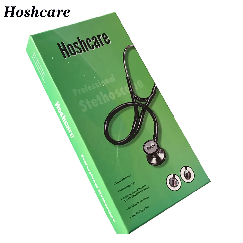 

Free shipping Hoshcare S2 Stainless Cardiology Stethoskop Acoustical Physicians Medical Clinic Hospital Professional Stethoscope
