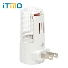 ITimo светодиодный Ночной светильник 4 светодиодный аварийный светильник Домашний Светильник ing 3 Вт Настенный светильник энергоэффективный настенный светильник для туалета прикроватная лампа US Plug