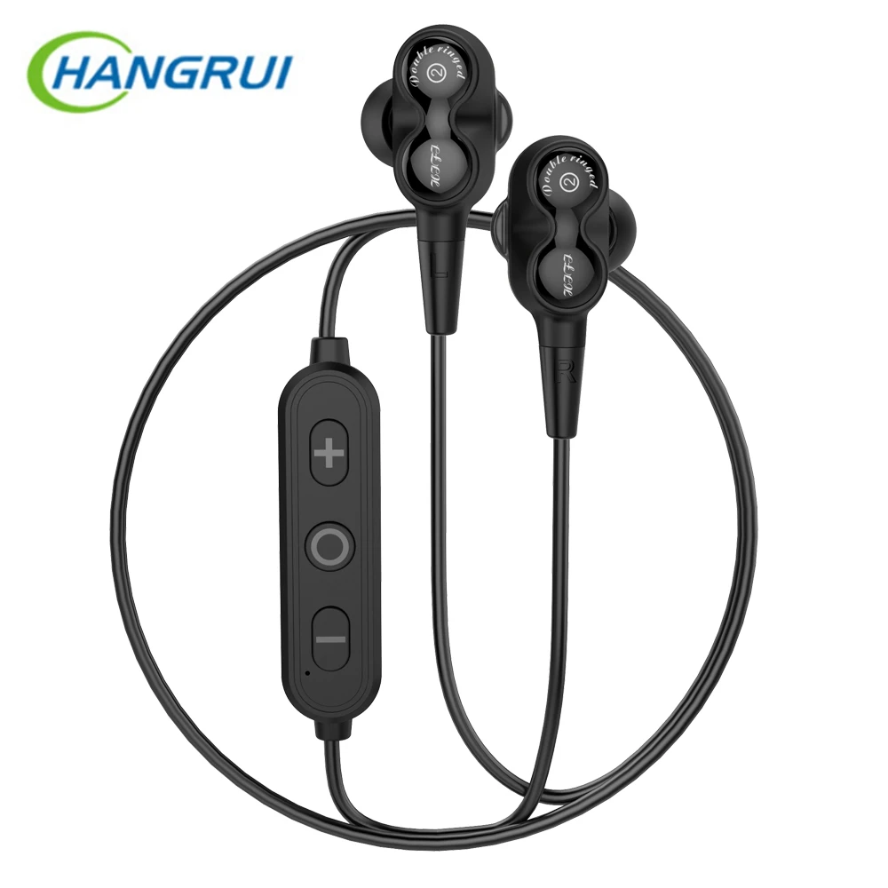 

Hangrui Four Spearker 6D Surround Sound Bluetooth Earphones Sport Stereo Music Headset With Microphone Earphone For Android IOS
