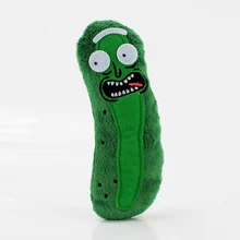 18cm Rick and Morty Pickle Cucumber Rick Plush Doll Toys Soft stuffed for Christmas gift