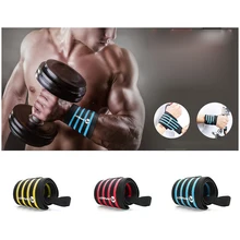 1 пара отрегулировать Тяжелая Атлетика Запястье Обёрточная бумага повязки Поддержка браслет группа Бретели для нижнего белья для гимнастических тренажерный зал Фитнес