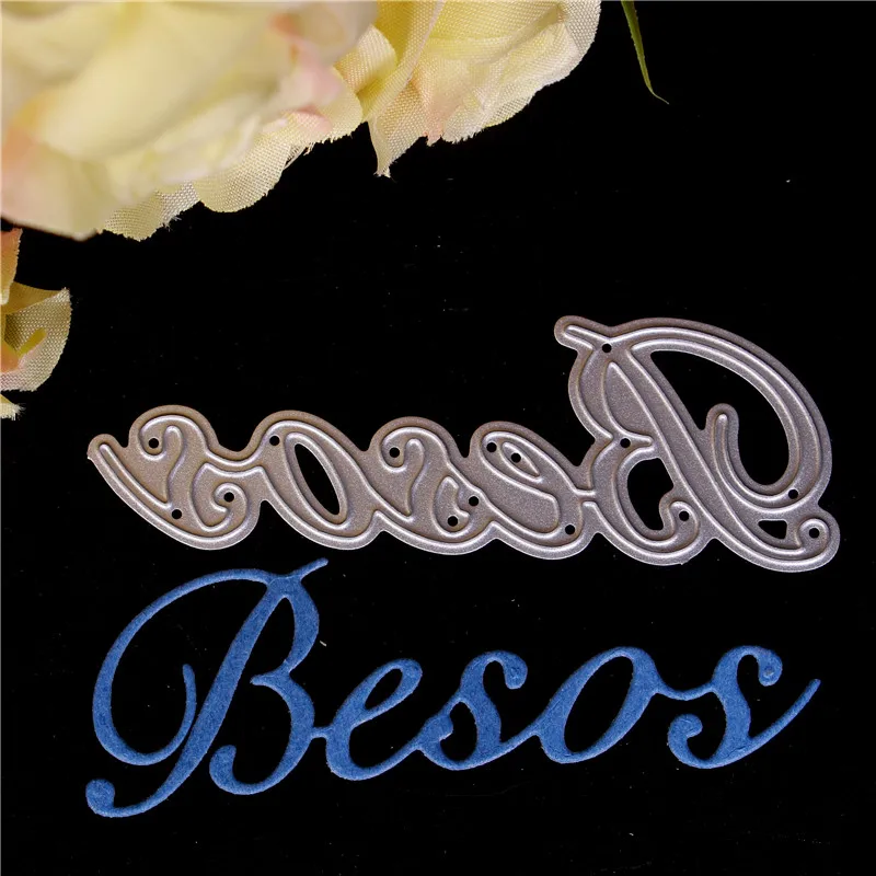 Spanish word Metal Cutting Dies for Diy Scrapbooking Die Cut New 2018