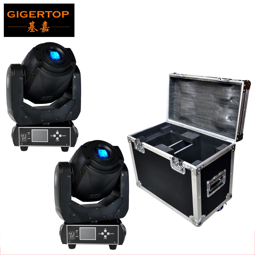 Flightcase для 2 Untis 90 Вт светодиодный движущаяся головка точечный дисплей светодиодный высокое качество высокая яркость 90 Вт движущийся свет