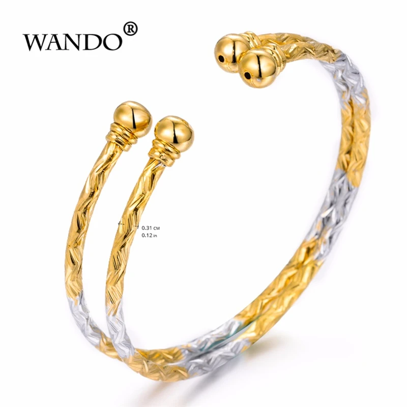 WANDO-2-unids-lote-24-K-oro-frica-joyer-a-et-ope-dos-colores-pulsera-Dubai (4)