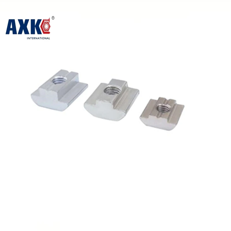 50pcs/lot Steel With Zinc 40 M5 4040 m5 m5 T Sliding Nut block M5 for