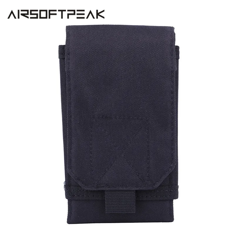 AIRSOFTPEAK 600D тактические Спортивные сумки Molle 5,5 дюймов поясные сумки для охоты и пеших прогулок EDC сумка для мобильного телефона сумка для аксессуаров