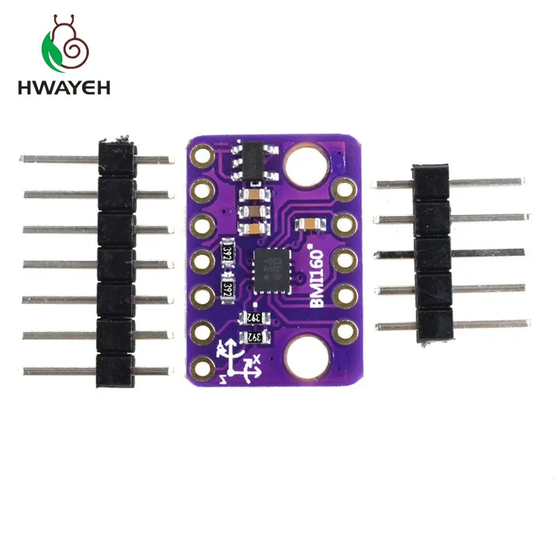 HWAYEH BMI160 Гироскопический модуль датчика акселерометра с 6 осевым гироскопом IIC I2C
