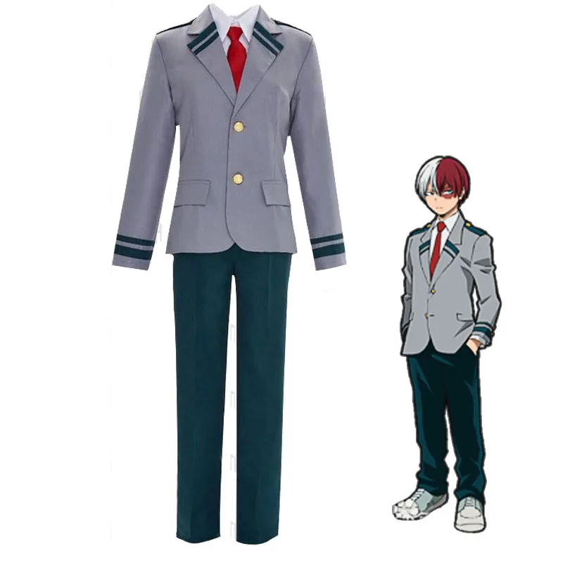 Cosroad Boku no Hero academic костюм для косплея Униформа Midoriya Izuku Todoroki Shoto Ochaco Uraraka Мужская и