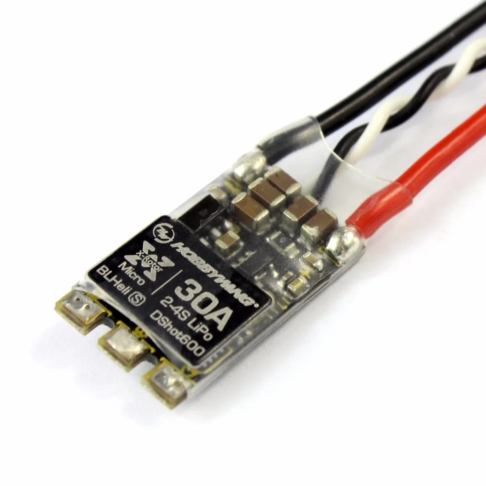 

Hobbywing XRotor BLHeli-S Dshot600 30A ESC Support PWM 2-4S LiPo Mini Brushless ESC Speed Controller for RC Racer Drone F21520